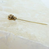 Gold Turks Head Stick Pin, Pin stem is gold filled, Circa 1920