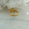 14K Yellow Gold Claddagh Ring, Size 7.75