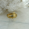 14K Yellow Gold Claddagh Ring,  Ring Size 10