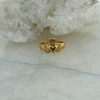 14K Yellow Gold Claddagh Ring , Ring Size 5.5