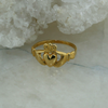 14K Yellow Gold Claddagh Ring,  Ring  Size 9 3/4