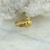 10K Yellow Gold Claddagh Ring, size 9.75