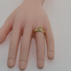 10K Yellow Gold Claddagh Ring, size 9.75