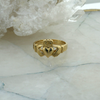 14K Yellow Gold Claddagh Ring, size 11.25