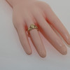 14K Yellow Gold Claddagh Ring, size 11.25