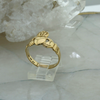 14K Yellow Gold Claddagh Ring, size 10.75