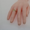 14K Yellow Gold Claddagh Ring, size 10.75