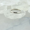 Platinum Rounded Band Ring Size 10 Circa 1980