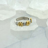 Platinum and 18K Yellow Gold 1.5 ct. Total Weight Diamond Ring Size 8 Circa 1990