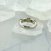 Platinum and 18K Yellow Gold 1.5 ct. Total Weight Diamond Ring Size 8 Circa 1990