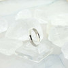 Platinum Band Half Rounded Top Beveled Inside Ring Size 8.25 Circa 1990