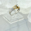 Platinum and 18K YG 2 ct + tw. Diamond Engagement Ring Size 10 Circa 1990