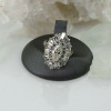 11 ct Matching Marquise Design Diamond Ring & Necklace 18K White Gold Circa 1970