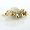 Massive Charm Bracelet set in 14K Yellow Gold Worldwide and Whimsey