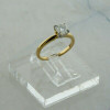 14K Yellow Gold 1 ct Diamond Solitaire Ring Circa 1970 Ring Size 6+