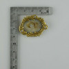 Tiffany & Co. 18K Yellow Gold Diamond Set Portrait Miniature Pin Circa 1900