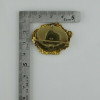 Tiffany & Co. 18K Yellow Gold Diamond Set Portrait Miniature Pin Circa 1900