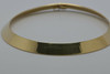 14K Yellow Gold "Cleopatra" Collar Super Wide Necklace, 16 Inches, 102 Grams