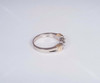 14K Yellow and White Gold 3 Stone Diamond Ring 2/3 ct. tw., size 8