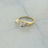 14K Yellow and White Gold 1 ct tw Diamond Ring G SI Quality Size 7.25