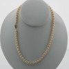 5.8 - 6.2mm Freshwater Pearl Strand 16.75 Inches Length 14K Yellow Gold Clasp