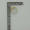 14K Yellow Gold with 0.30 ct Diamond Ring Round Diamond Center Size 9.75