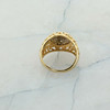 14K Yellow Gold 1.25 ct tw Diamond Cluster Ring Size 9.75