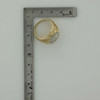 14K Yellow Gold 1.25 ct tw Diamond Cluster Ring Size 9.75