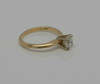 14K YG 1.01ct Round Solitaire Diamond Ring Size 6 Circa 1960