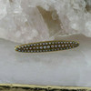 Intricate Set Antique Seed Pearl Pave Pin set in 14K Yellow Gold Circa 1910