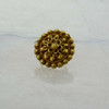 Vintage 22K Yellow Gold Wire and Dot Decorated Pin Circa 1940