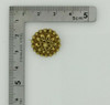 Vintage 22K Yellow Gold Wire and Dot Decorated Pin Circa 1940