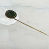 Antique Sterling Silver Iridescent Beetle Stick Pin Circa 1920