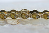 Natural Gold Nugget and Diamond Bracelet Unique Design Circa 1980