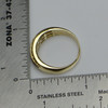 14K Yellow Gold Sapphire and Diamond Band Circa 1990 , Size 8