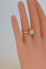 14K Yellow Gold Estate Pearl Ring Circa 1950, Size 5.25