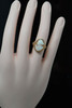 10K Yellow Gold Oval Shell Cameo Ring Circa 1930, Size 6