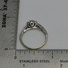Vintage Circa 1950's Platinum Diamond Ring, Size 4.75