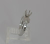 Platinum Semi Mount Ring (Setting Only) Size 6.75