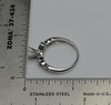 Platinum Semi Mount Ring (Setting Only) Size 6.75