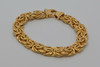 14K Yellow Gold Double Link Bracelet, Italy, Circa 1965