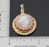 Vintage 14K Yellow Gold Carnelian Cameo, Circa 1930's