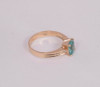 18K Yellow Gold app. 1.5 ct. Emerald Ring, size 7.25