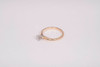 18K Yellow Gold Solitaire Engagement Ring with 1/4 ct. HI 1 Center , size 6.5