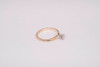 18K Yellow Gold Solitaire Engagement Ring with 1/4 ct. HI 1 Center , size 6.5