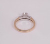 14K Yellow Gold Engagement Ring with .76 ct. Center, size 7.25
