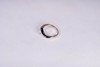 14K White Gold Princess Cut Invisible Mount Diamond Ring, size 5