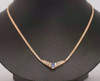14K Yellow Gold Necklace w/1 ct. Tanzanite and app. 1 ct. tw. Diamond Pendant