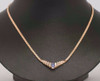 14K Yellow Gold Necklace w/1 ct. Tanzanite and app. 1 ct. tw. Diamond Pendant