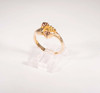 10K Black Hills Gold with leaf Design Ring, Size 10